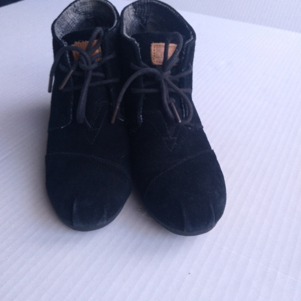 Toms wedge bootie